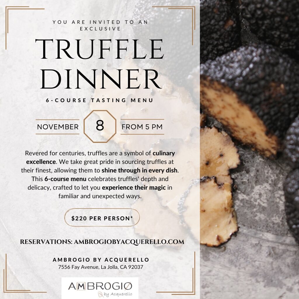 Signature Truffle Tasting Menu