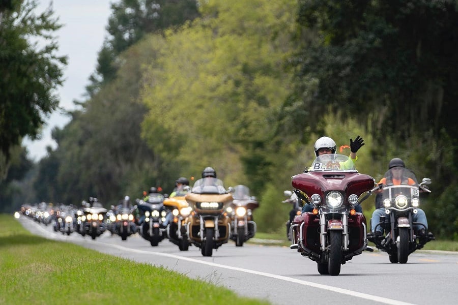 The 8th Annual 'Poker Run' To Support Wounded Veterans In San Diego