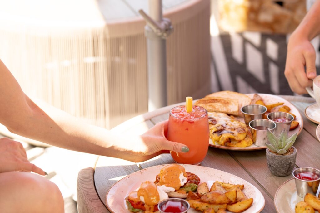 Andaz San Diego table spread
