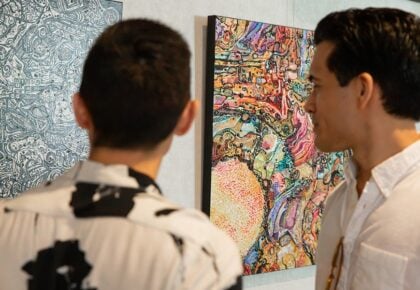 Arshansky artwork displayed throughout Andaz San Diego Gallery in partnership with Sparks Gallery