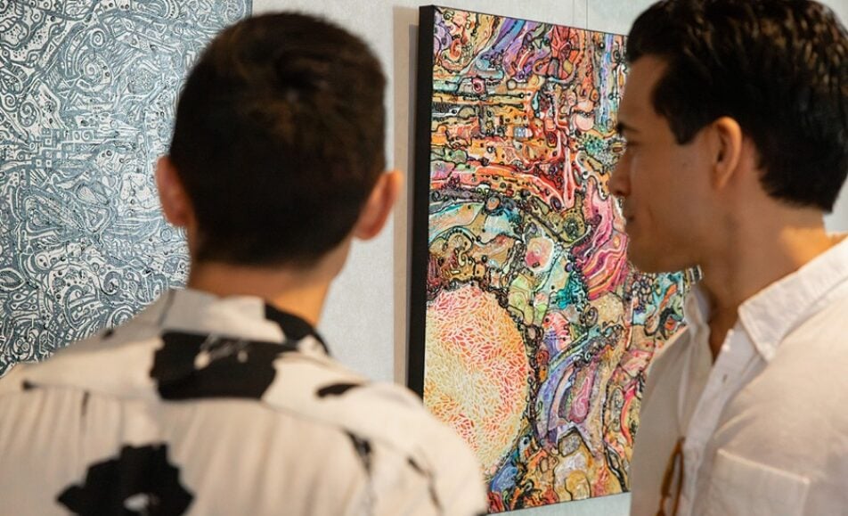 Arshansky artwork displayed throughout Andaz San Diego Gallery in partnership with Sparks Gallery