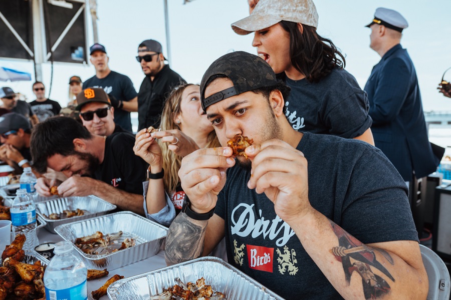 OB Dirty Birds Wing Eating Contest