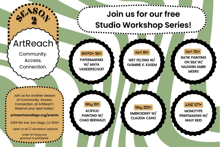 Artreach Free Community Workshops