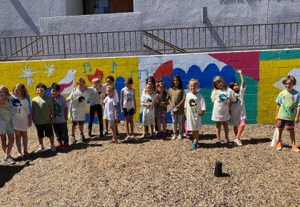 Artreach Mural Program Dedication and Ribbon Cutting