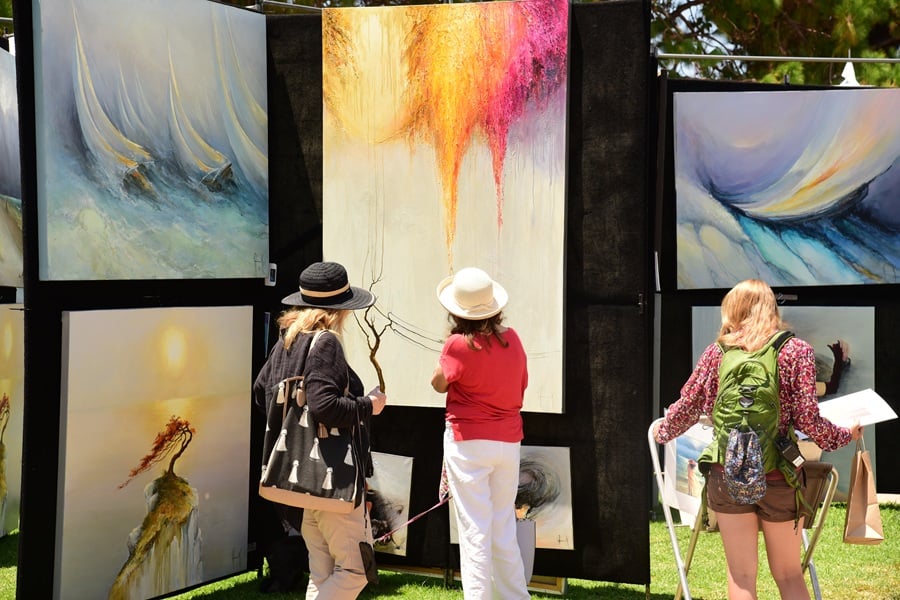 Original paintings by fine artists from across the US at ArtWalk Liberty Station