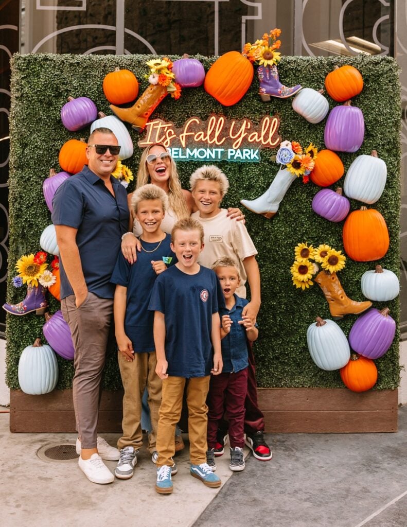 Families enjoying Fall Fest at Belmont Park