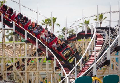 Ride The Giant Dipper Roller Coaster On National Roller Coaster Day at Belmont Park