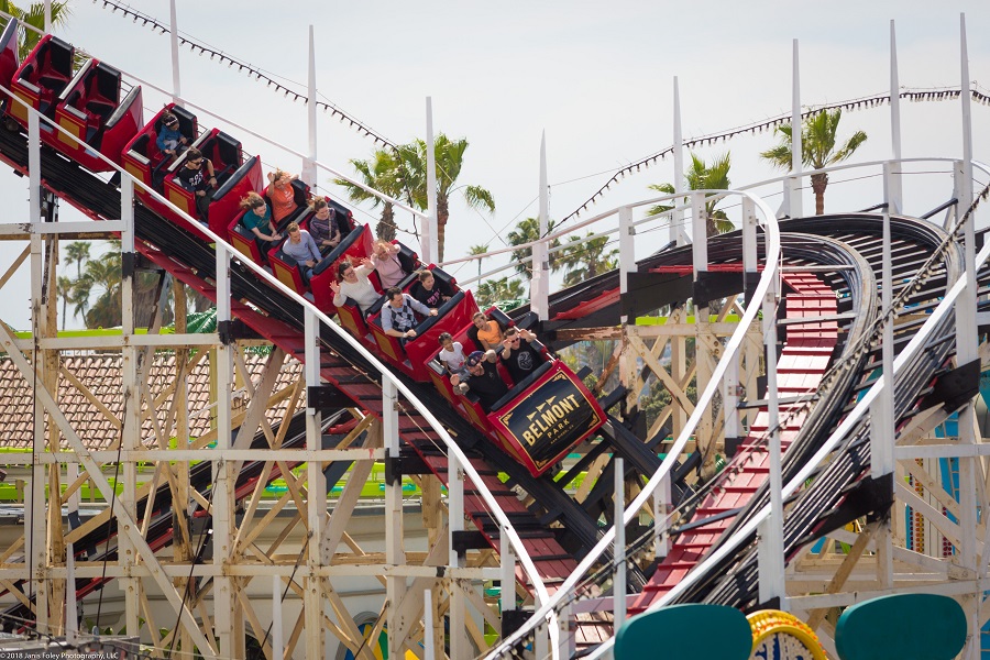 Ride The Giant Dipper On National Roller Coaster Day