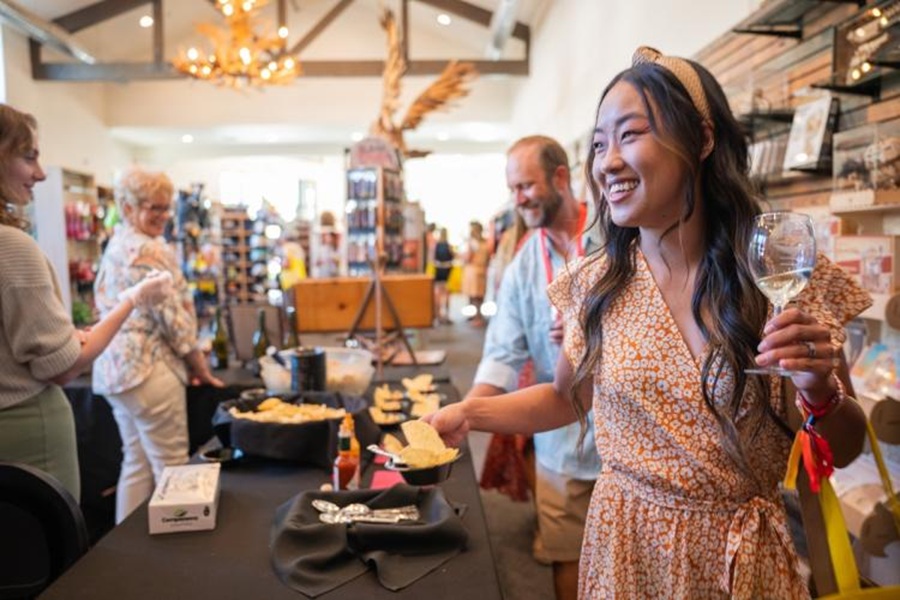 Enjoy Delicious Wine and Snacks at Big Bear Lake Village Wine Walk