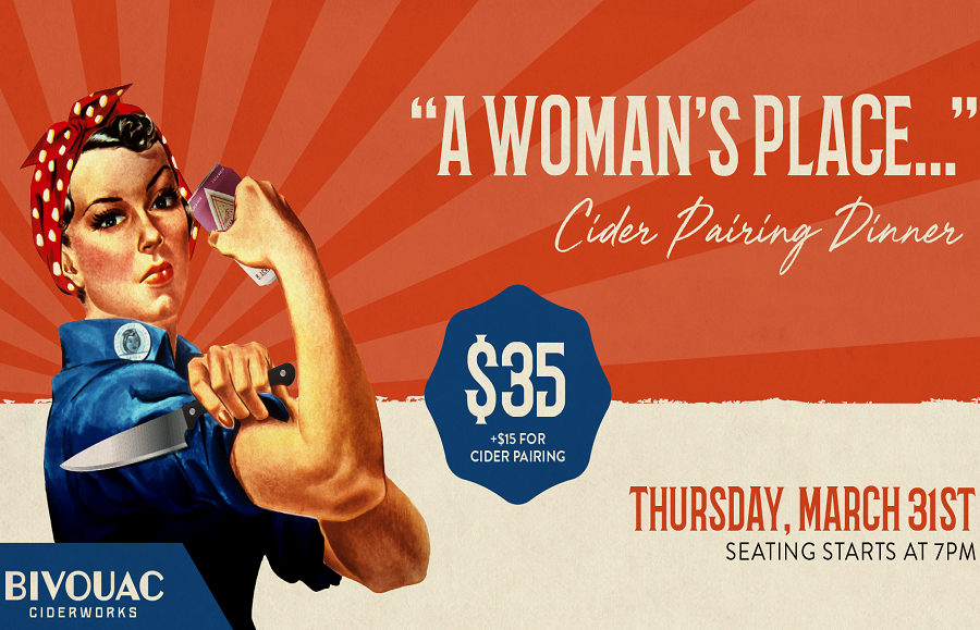 Join Bivouac Ciderworks On The Final Day Of Women's History Month