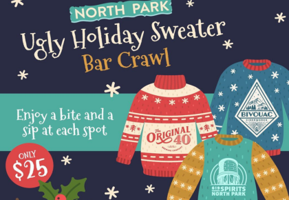 Get In The Holiday Spirit(s) With The North Park Ugly Holiday Sweater Bar Crawl