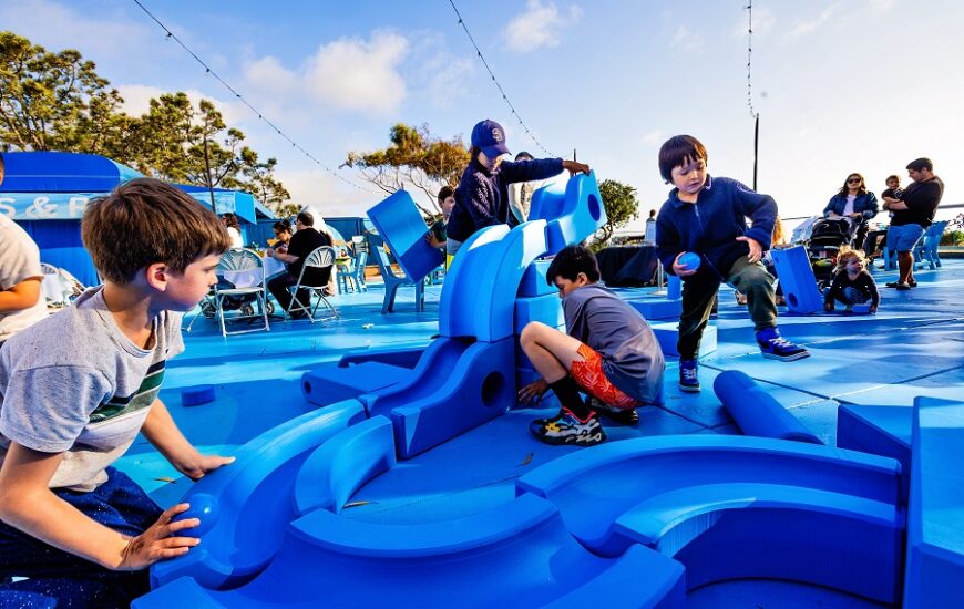 Birch Aquarium Unveils Blue Beach, Launches Happy Hour Series