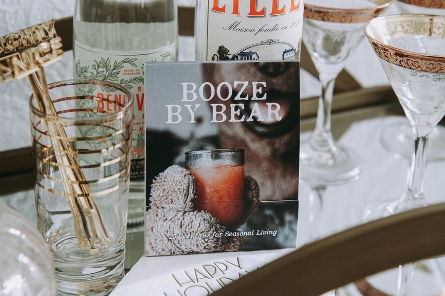 Chef Bear Of Cow By Bear Dinner Series Releases Seasonal Cocktail Book “Booze By Bear”