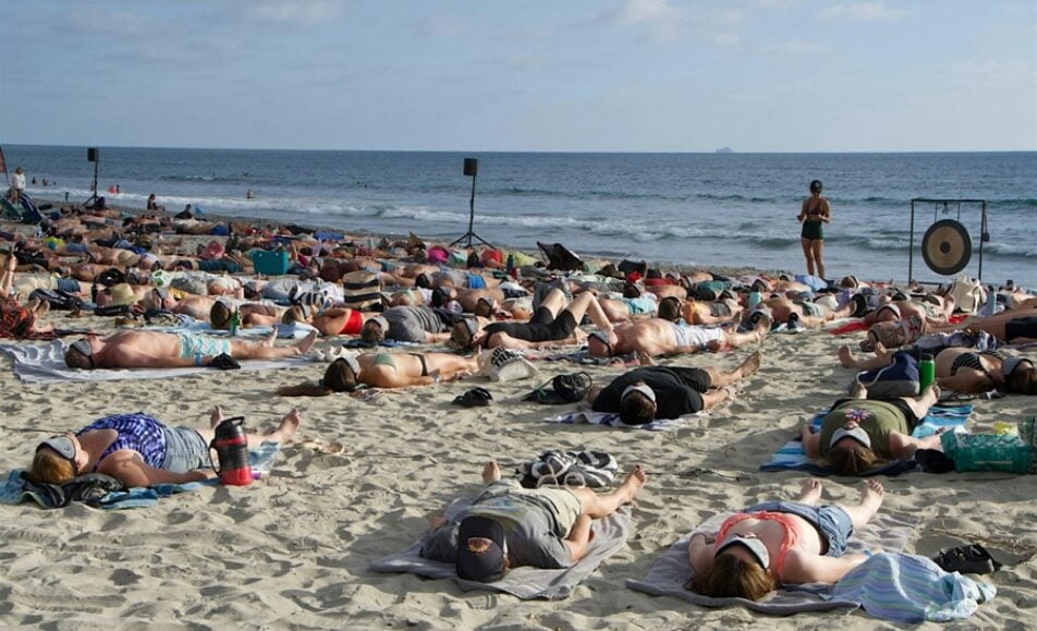 Breathe & Sea event on South Ponto State Beach