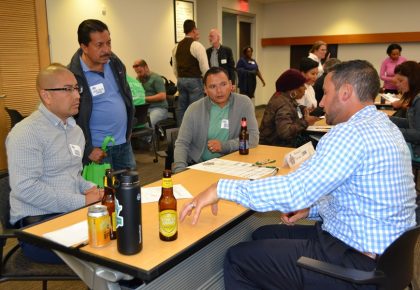 free speed coaching at samuel adams event