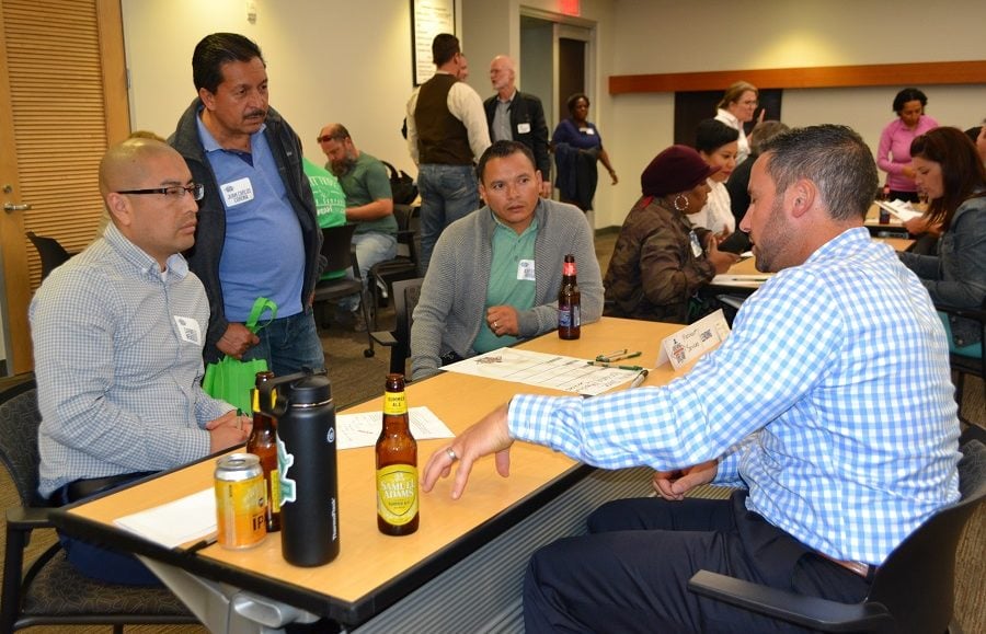 free speed coaching at samuel adams event