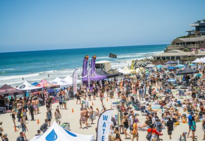 Community Gathering at the Switchfoot Bro-Am Beach Fest