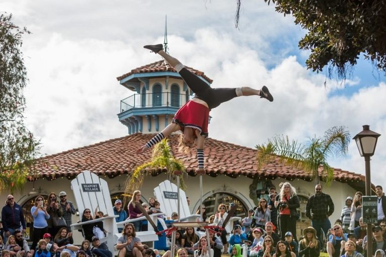 The 14th Annual Spring Busker Festival At Seaport Village