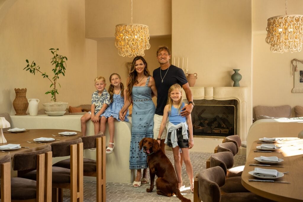 Doug and Lara Hamm with kids