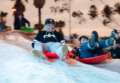 snow in San Diego