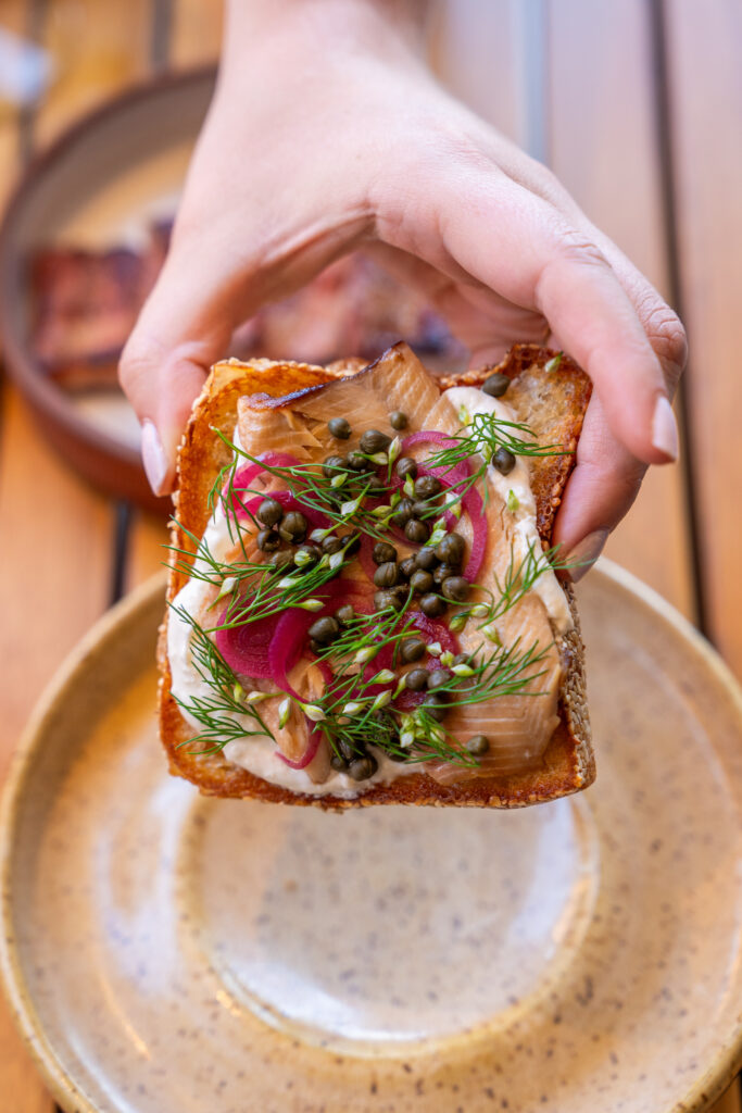 Smoked Trout Toast