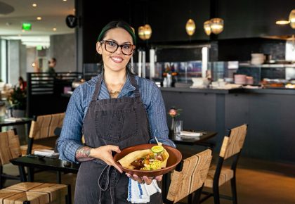 Chef Claudette Zepeda x Iron Chef Dish Featured At VAGA