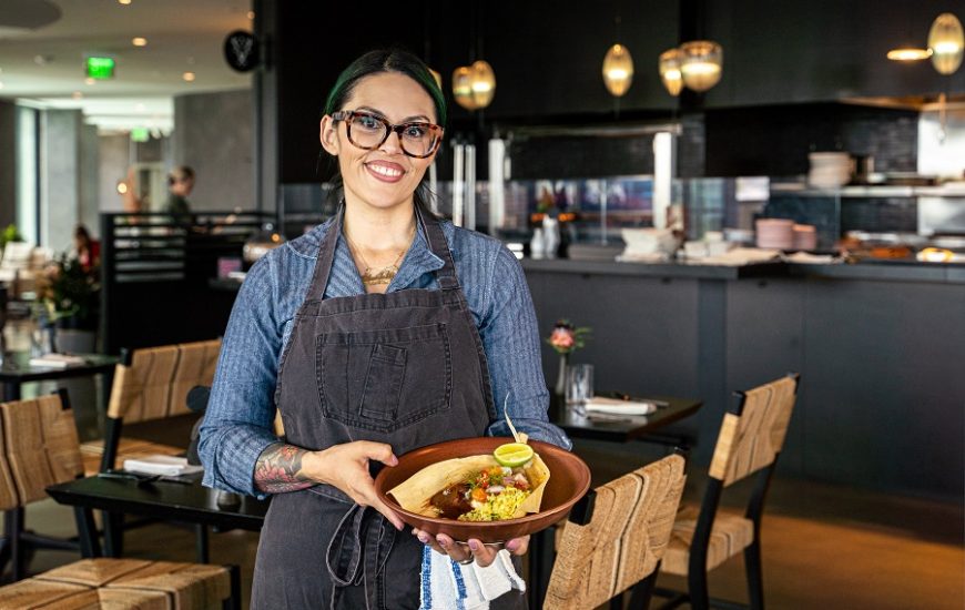 Chef Claudette Zepeda x Iron Chef Dish Featured At VAGA