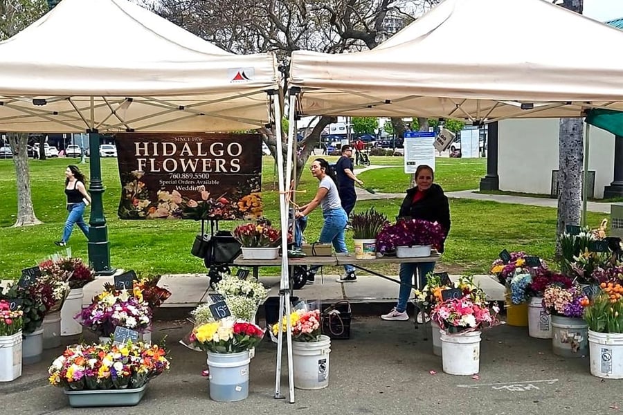 Chula Vista Farmers Market Hidalgo Flowers