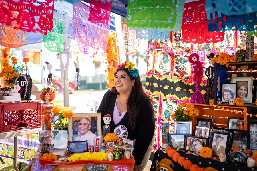 City Heights dia de los muertos celebration