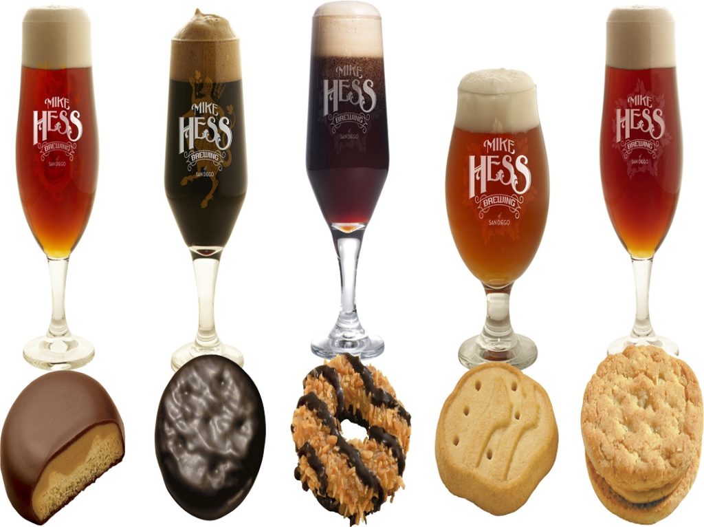 Mike Hess Brewing Girl Scout Cookie and Beer Pairing