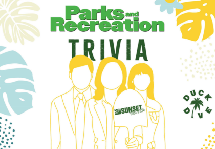 Parks and Rec trivia at Duck Dive
