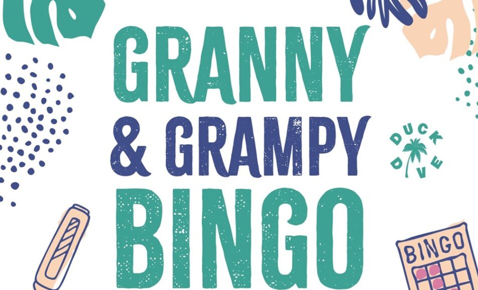 Duck Dive Granny & Grampy Bingo