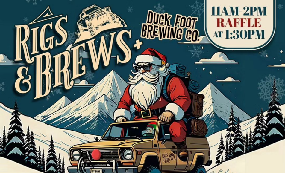 Rigs & Brews Toy Drive with Duck Foot Brewing