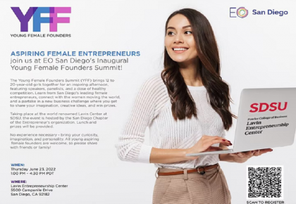 The San Diego Chapter Of Entrepreneurs’ Organization To Debut ‘Young Female Founders Summit’