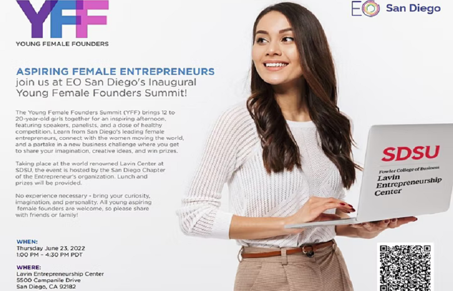 The San Diego Chapter Of Entrepreneurs’ Organization To Debut ‘Young Female Founders Summit’