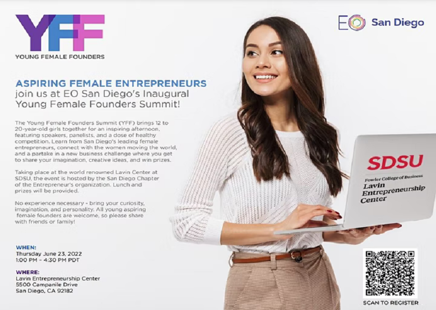 The San Diego Chapter Of Entrepreneurs’ Organization To Debut ‘Young Female Founders Summit’