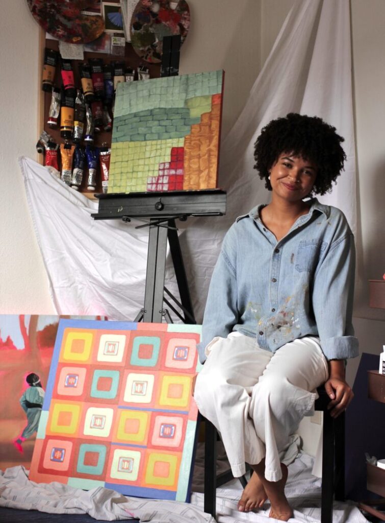 Emerging Artist Residency alumni Eden DeLaVara (San Diego)