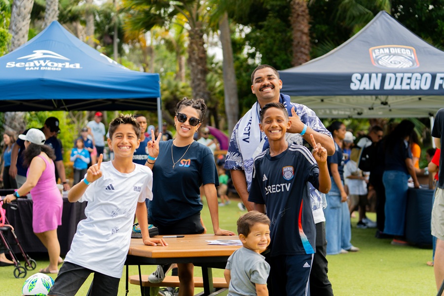 San Diego FC Fan Day at San Diego SeaWorld