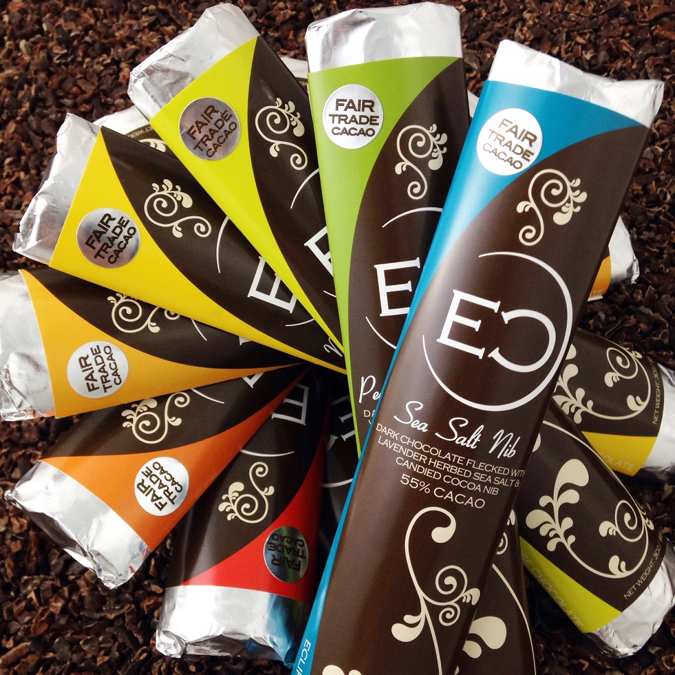 Eclipse Chocolate products are sold in specialty food stores and are widely available in Whole Foods.