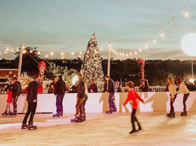 Ice Skate Outside At The Grand Del Mar Through January