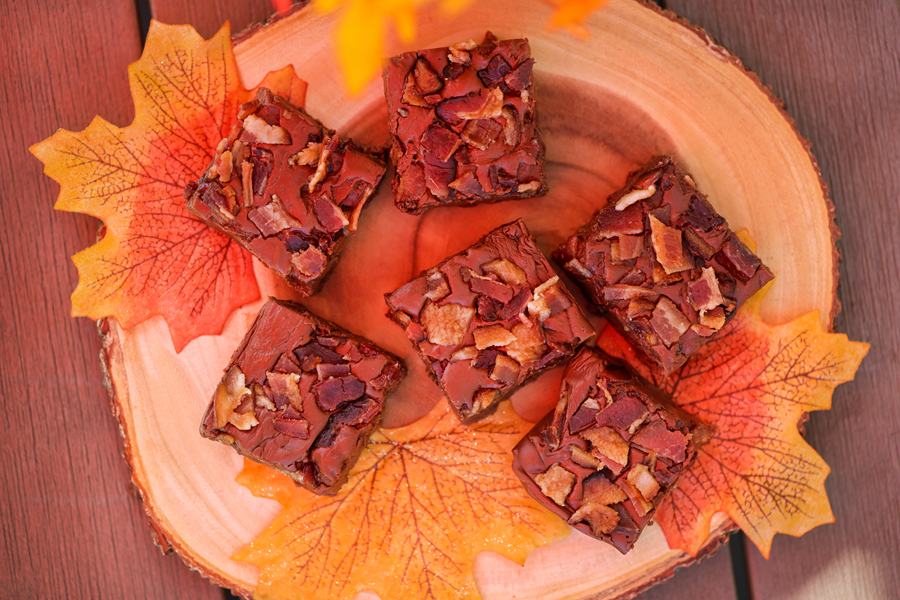 maple bacon fudge