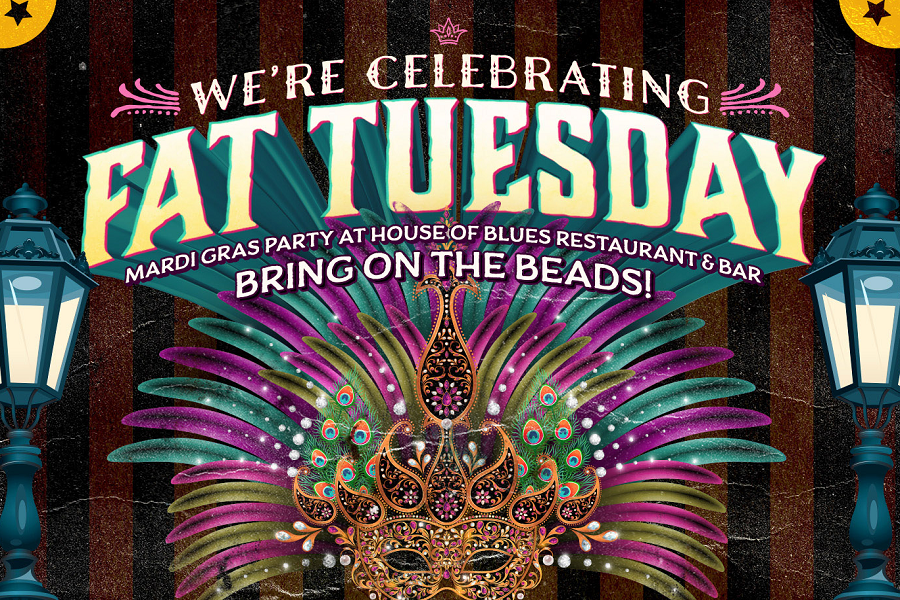 Bring On The Beads Mardi Gras Party At House Of Blues Restaurant & Bar!