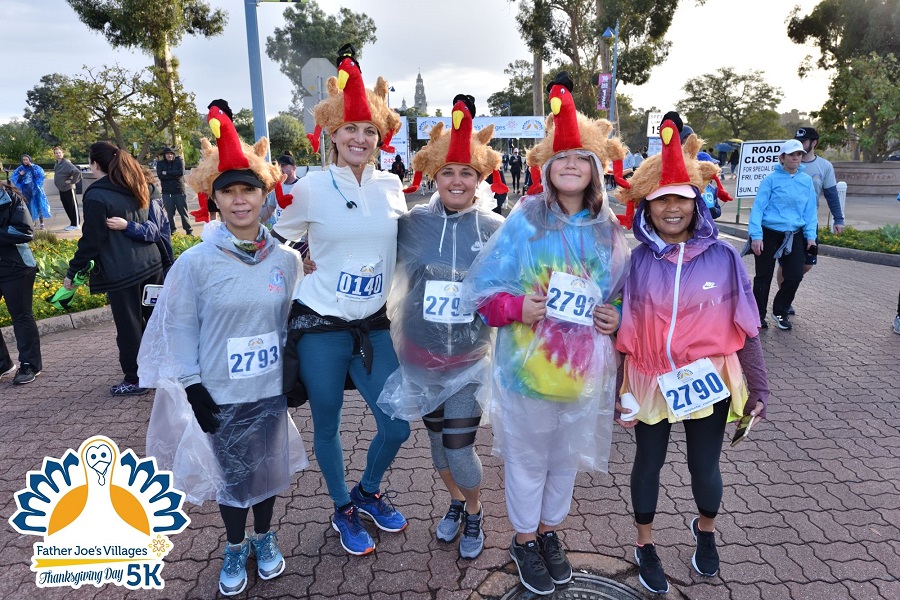 Turkeys Trot Back To Balboa Park For Father Joe's Villages’ 20th Annual Thanksgiving 5K