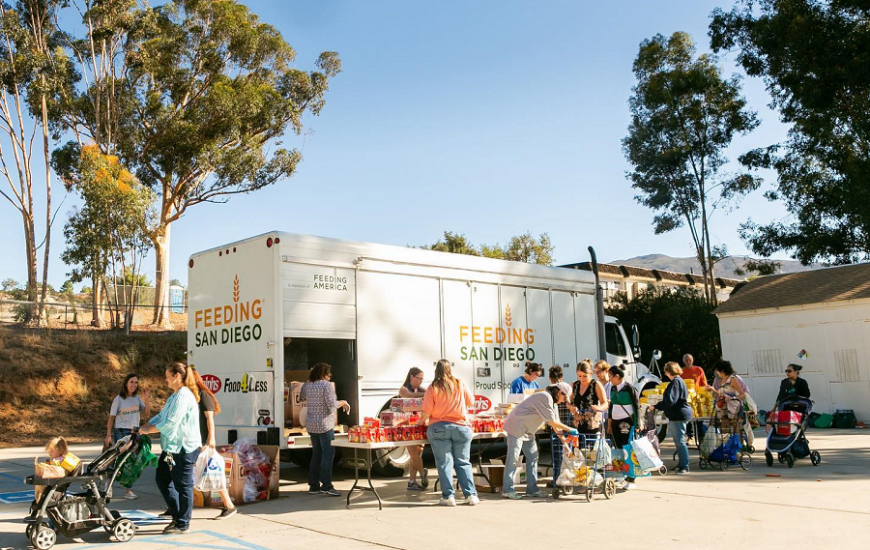 Feeding San Diego food drive