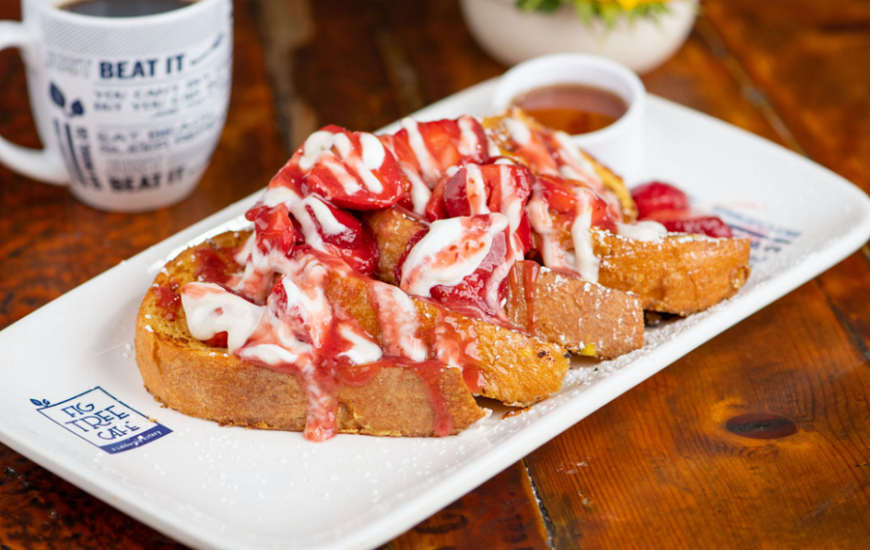 Vegan Lemon Strawberry French Toast for Surfrider Foundation