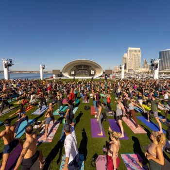 Fit Athletic Hosts Free Yoga Class At The Rady Shell