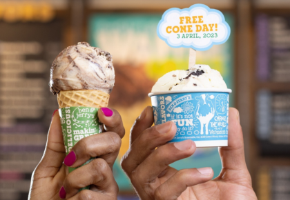 Ben & Jerry's Free Cone Day Monarch School