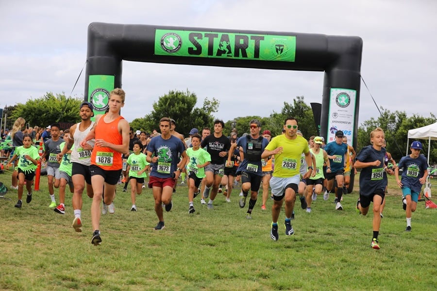 Joggin for Frogmen 5k at NTC Park Liberty Station San Diego