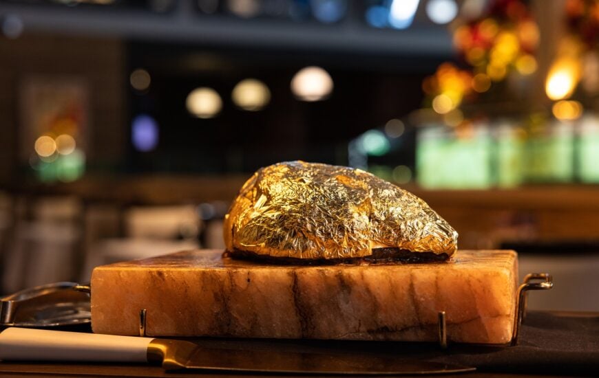 Galpão Gaucho Brazilian Steakhouse 24-karat Golden Steak