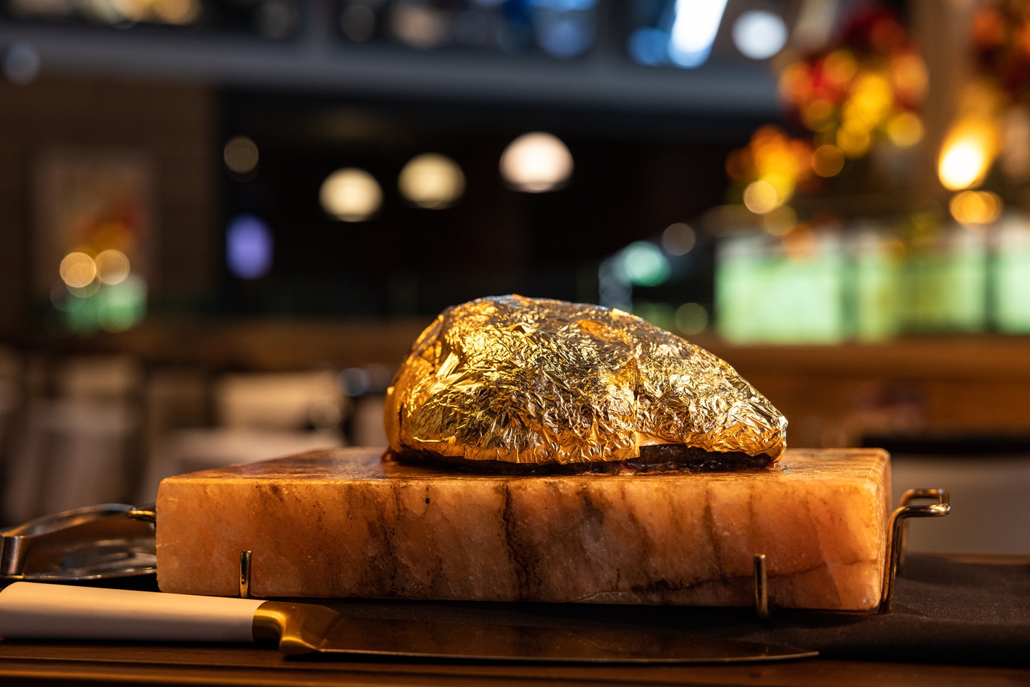 Galpão Gaucho Brazilian Steakhouse 24-karat Golden Steak